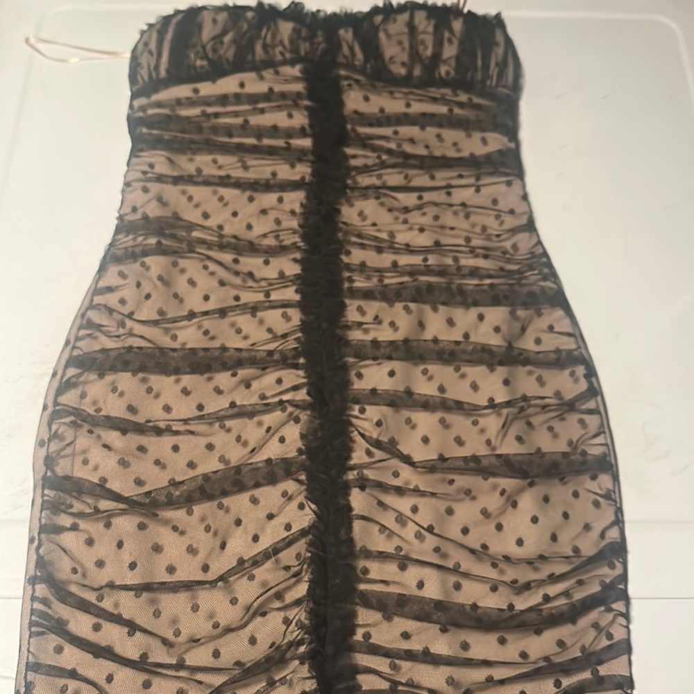Strapless dress